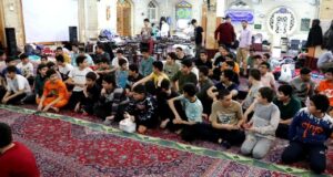 اعتکاف پسران آرمانی در مسجد جامع ابوذرتهران