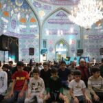 مراسم معنوی اعتکاف در حسینیه ارشاد تهران